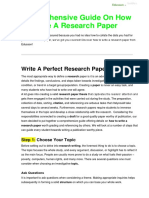 Research Paper Writing Guide by Edusson