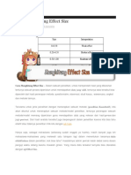 Cara Menghitung Effect Size