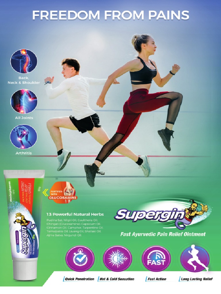 Supergin: Ayurvedic Joint Pain Relief | PDF | Osteoarthritis | Arthritis