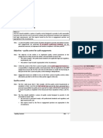 Section 700 - Quality Controls Final Ver. Dec. 2018-LIPURA Comments