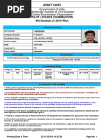 Admit Card