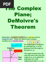 Chapter 1b DeMoivres Theorem