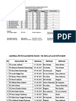 Daftar & Jadwal