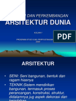 Sejarah Dan Perkembangan Arsitektur