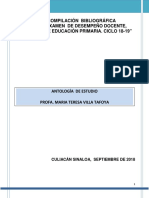 Antologia de Lecturas de Estudio Sugeridas Por El SPD PDF