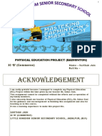 ACKNOWLEDGEMENT and CERTIFICATE (PE)