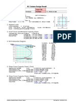 Midas Gen RC Column Design Result