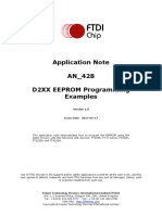 FTDI EEprom Programming