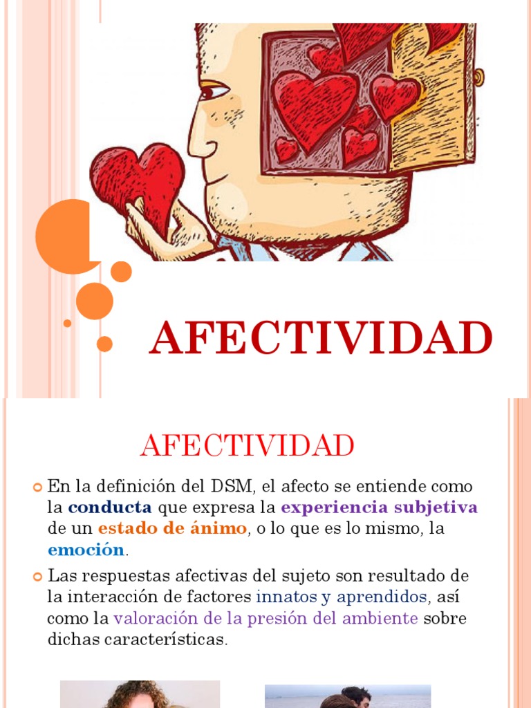 Características de la Afectividad | PDF | Las emociones | Experiencia ...