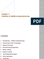 Lecture 2 Families of Additive Manufacturing