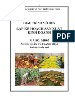 Giáo trình mô đun Lập kế hoạch sản xuất kinh doanh - Nghề Quản lý trang trại PDF