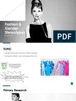 Fashion Gender Stereotypes Powerpoint