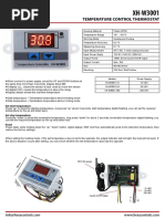 XH-W3002 Temperature Controller Manual | PDF | Power Supply | Temperature