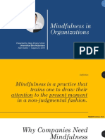 Mindfulness in Organizations