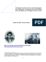 A possible Theory of Mathematical Connections between various Ramanujan's formulas and the equations of Inflationary Cosmology and the Standard Model concerning the scalar field ?, the Inflaton mass, the Higgs boson mass and the Pion meson ?^± mass. II - Michele Nardelli, Antonio Nardelli