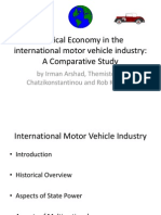 Political Economy in The Motor Vehicle Industry