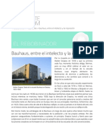 Bauhaus, Estapas, Teorías y Maestros, Legado Influencia PDF