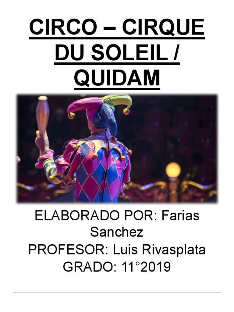 Circo Pdf Circo Espectáculos De Variedades