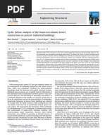 2013 - Cyclic Failure Analysis of The Beam-To-Column Dowel Connections in Precast Industrial Buildings (Zoubek) PDF