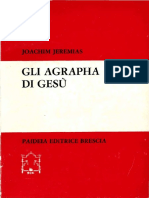 Jeremias Joachim - Gli Anagrapha Di Gesu (Apocrifos)