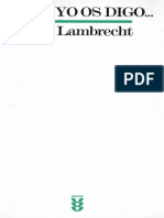 Lambrecht Jan - Pero Yo Os Digo - El Sermon Programatico de Jesus PDF