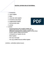 Teknik Pembuatan Laporan Diklat Eksternal