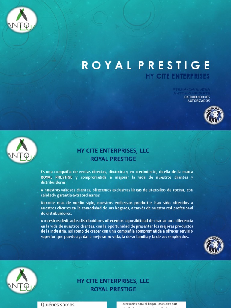 Presentacion Royal Prestige PDF PDF
