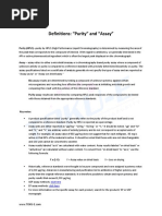 Understanding API Assay, Potency, and Purity | PDF | Assay | Analytical ...