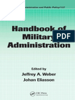 Pub Handbook of Military Administration Public Adminis