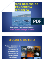 Uninove Oceanografia - Aula Princípios Básicos Oceanografia Biológica PDF