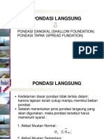 BAB 4.PONDASI LANGSUNG