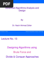 Advanced Algorithms Analysis and Design - CS702 Power Point Slides Lecture 13