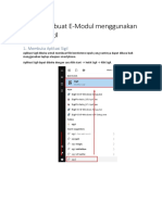 Cara Membuat E-Modul