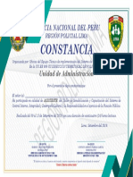 Policia Nacional Del Peru Certificado