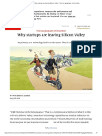 Why Startups Are Leaving Silicon Valley - The Economist