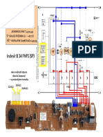 Indesit b34 Fnfs 2le377 93c86w6 Control Panel Wiring Diagram Service Info PCB PDF