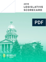 2019 COLORADO LEGISLATIVE SCORECARD