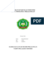 Kunjungan Industri ke PT Pismatex Pekalongan