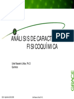 Caracterización Fisicoquímica