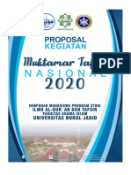 Proposal Muktamar Tafsir Nasional 2020
