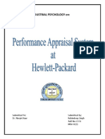 Performance Appraisal at Hewlett Packard