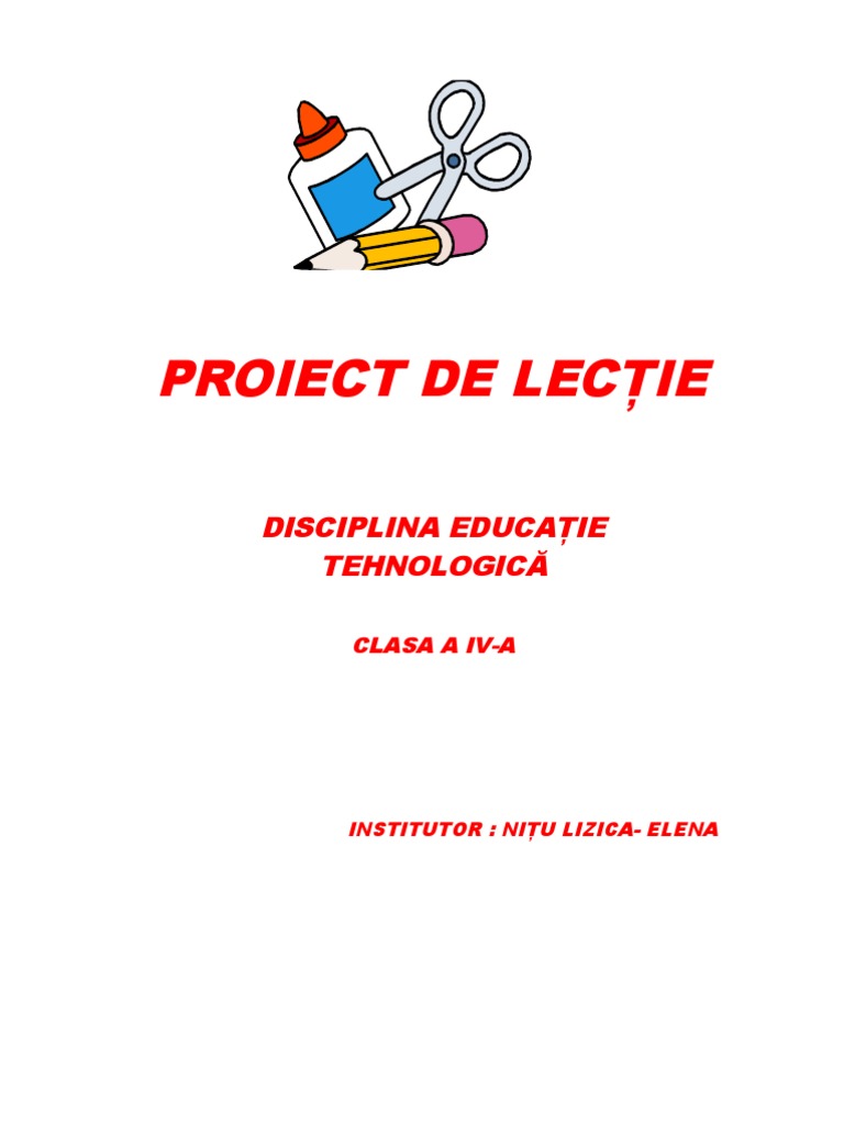 Abilitati Practice Proiect De Lectie