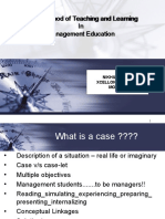 Case Method of Teaching and Learning In Management- case analysis process