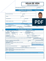 X3 Formato Hoja de Vida Minerva 1003 PDF