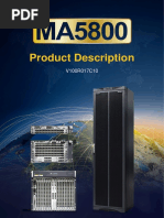 MA5800 V100R017C10 Product Description