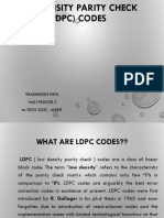 Low Density Parity Check (LDPC) Codes
