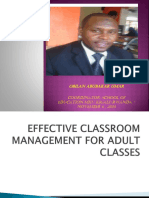 EFFECTIVECLASSROOMMANAGEMENTFORADULTCLASSES