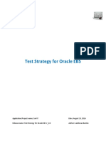 Test Strategy For Oracle EBS V - 2.1