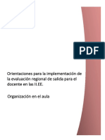 Orientaciones - Organizacion Aula - 7 - 12 - 2019 Era 2-2019