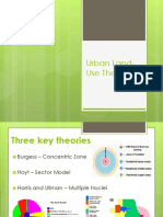 Urban Land Use Theories